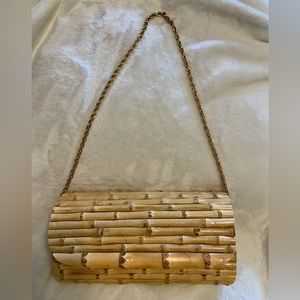 Anne Taylor Bamboo Clutch Bag